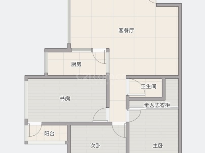 繁华大厦 3室 2厅 148.16平米
